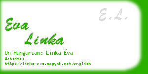 eva linka business card
